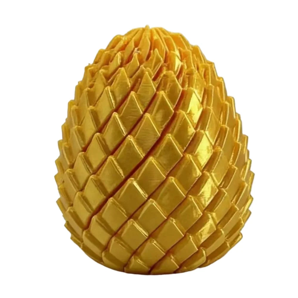 3D Printed 7.5/5.5CM Twisted Dragon Egg Toy Spiral Stress Relief Sensory Toy Christmas Birthday Party Gifts Multi-color Fidget