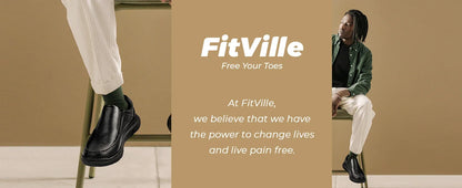 Fitville Men'S Slip-On Shoes Wide Width Leather Casual Shoes Lightweight For Swollen Feet With Arch Support Pain Relief