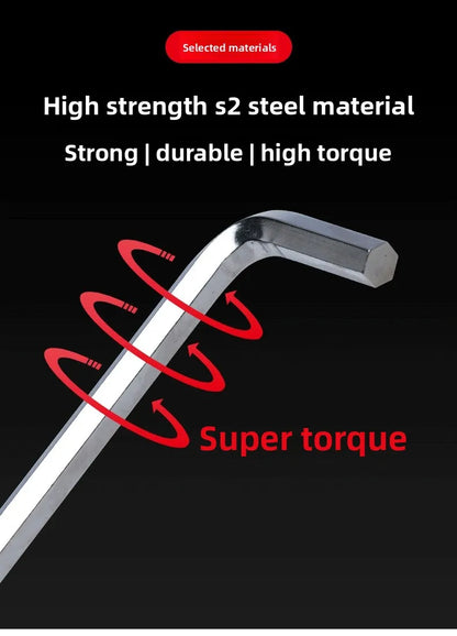 8pcs Allen Wrench Metric Wrench Inch Wrench L Wrench Size Allen Key Short Arm Tool Set Easy To Carry In The Pocket