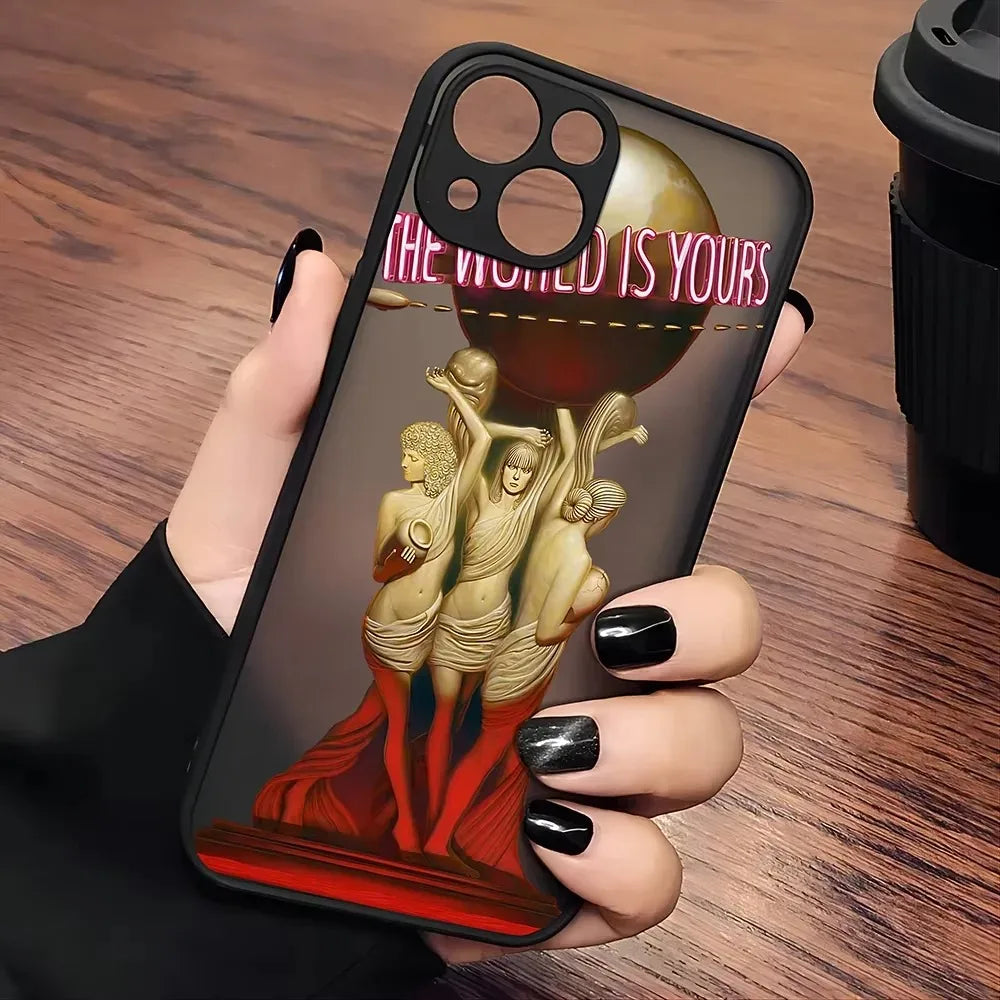Scarface Tony Montana Phone Case For iPhone 17 16e 16 15 14 13 12 11 Mini Pro Air  Max X XR XSMax 7 8 6 6s Plus Matte Clear Back