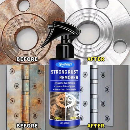 Automotive Car Rust Remover Spray Clean Metal Iron Quickly Auto Exhaust Pipe Rust Derusting Spray Stain Removal Agent