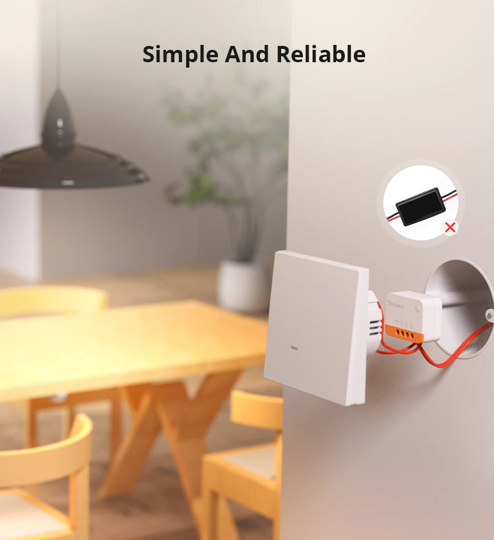 SONOFF ZBMINI-L2/ZBMINIR2 Zigbee DIY Smart Switch Module No Neutral Wire Require 2 Way Control Home Automation For Alexa eWelink