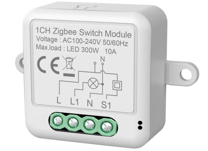 Tuya WiFi Zigbee Smart Switch Module Electrical Switching Breaker 1/2/3/4Gang Lighting Switch Module Mobile APP Control Alexa