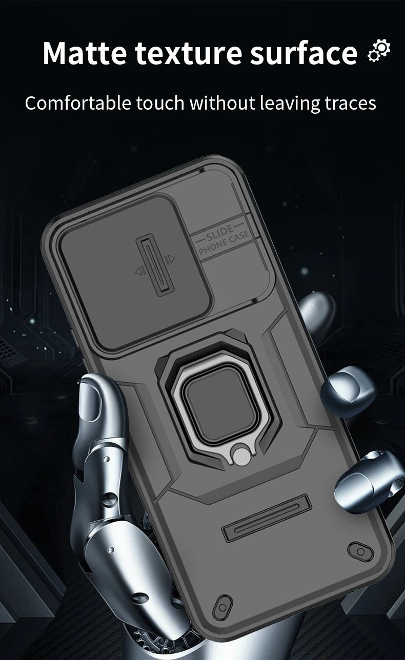 For Xiaomi Redmi 15C 4G 171mm Case Shockproof Armor Magnetic Holder Ring Case For Redmy 15C 15 C Redmi15C 4G Lens Protect Cover