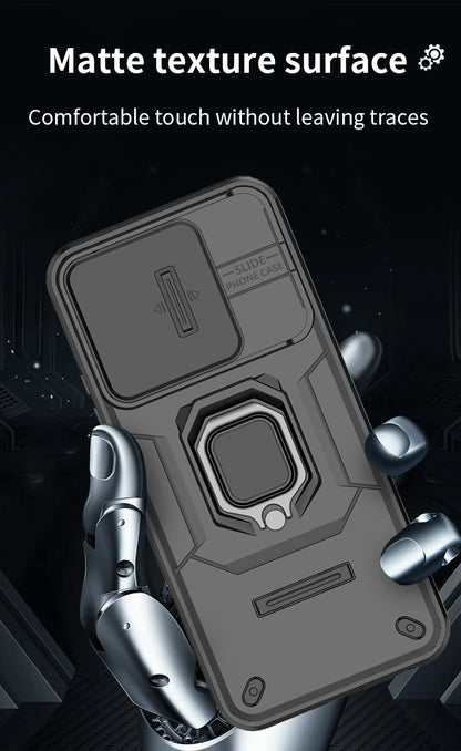 For Xiaomi Redmi 15C 4G 171mm Case Shockproof Armor Magnetic Holder Ring Case For Redmy 15C 15 C Redmi15C 4G Lens Protect Cover