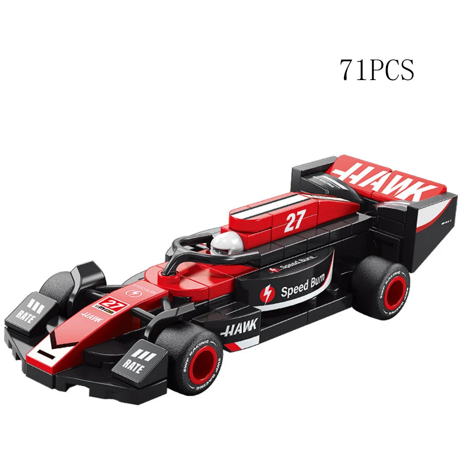 City Speed Racing MOC Car Sports Building Blocks Bricks Classic Rally sport Super Racer Vehicles Christmas gift Technical toys