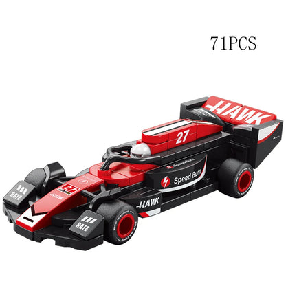 City Speed Racing MOC Car Sports Building Blocks Bricks Classic Rally sport Super Racer Vehicles Christmas gift Technical toys