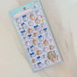 3D Cute 1/4pcs Crystal Stickers Chiikawa Usagi Phone Case Decoration Nail DIY Decorative Stickers for Notebook Laptop waterproof