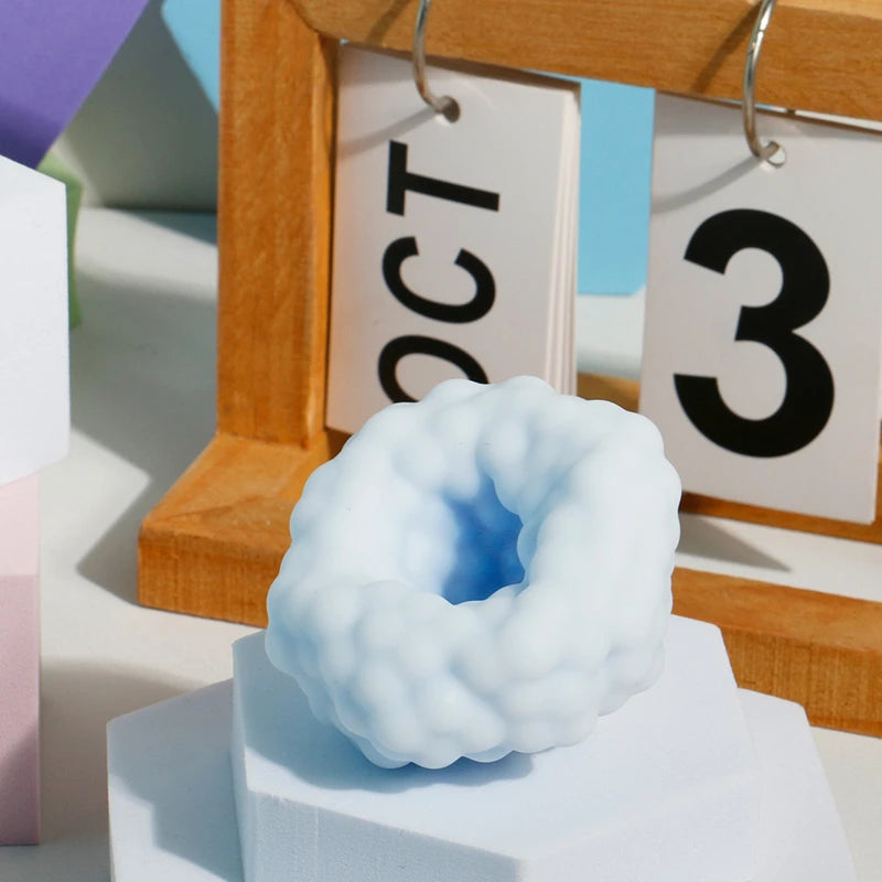 Soft Cloud Shape Squishy Toy Sand Ball Grape Stress Relief Ball Fidget Sensory Toy Squeezing Soothing Toy Gift for Adult Kids