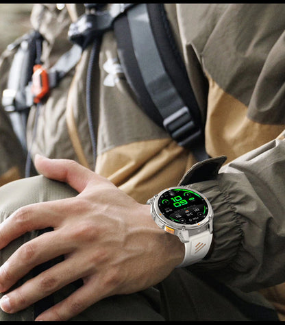 2026 New 1100mah AMOLED Smart Watch Men 170+Sport Fitness LED Flashlight IP69 Waterproof Bluetooth call GPS track Smartwatch iOS