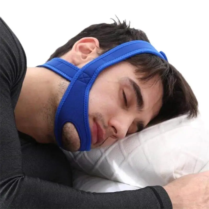 1Pcs Anti Apnea Jaw Solution Sleep Support Apnea Belt Neoprene Anti Snore Stop Snoring Chin Strap Belt Adjustable SleepCare Tool