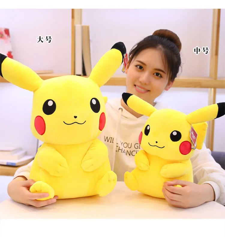 Pokemon Pikachu Plush Toy Cartoon & Cute Anime Children's Toy Stuffed Doll Valentine's Day Gift Home Decoration