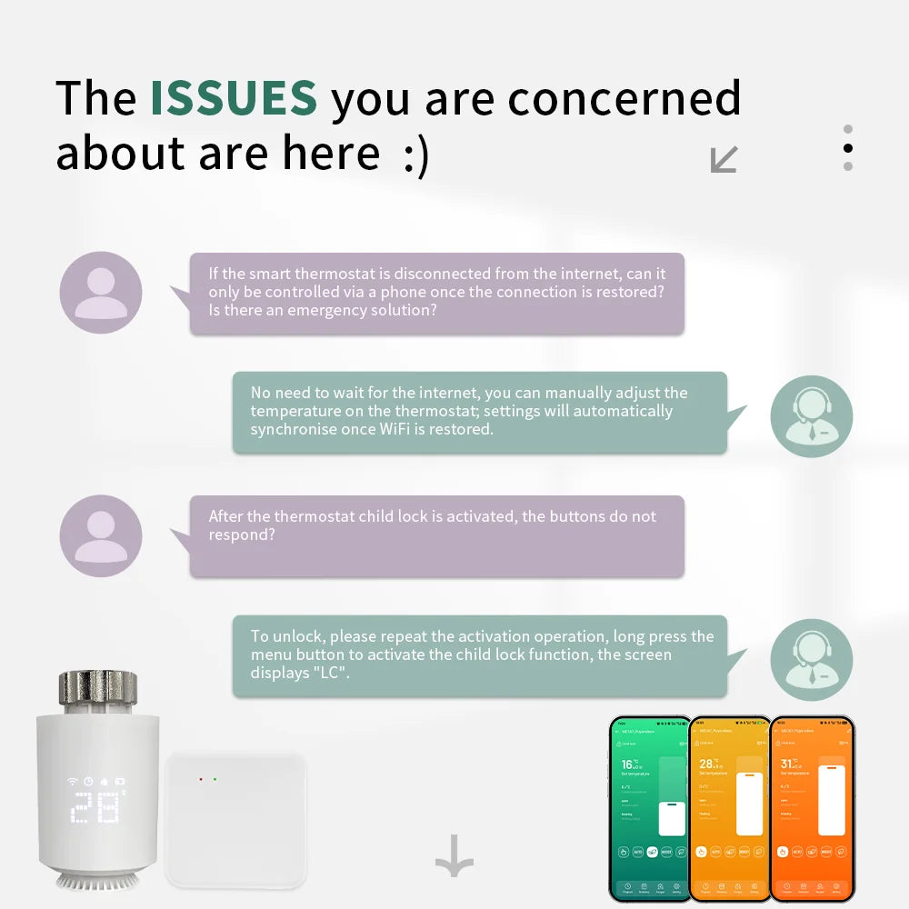 Tuya Zigbee Thermostatic Valve Radiator Zigbee Thermostat Smart Thermostatic Radiator Valve Head Temperature Controller Alexa