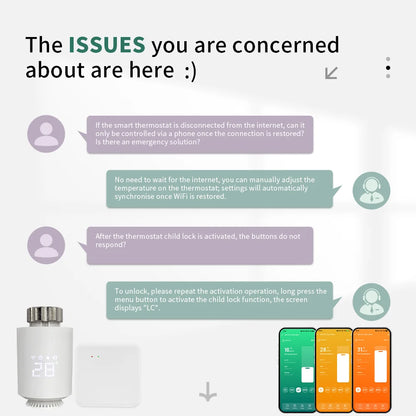 Tuya Zigbee Thermostatic Valve Radiator Zigbee Thermostat Smart Thermostatic Radiator Valve Head Temperature Controller Alexa