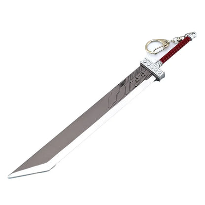 22cm Buster Sword Fantasy Game Weapon Cloud Strife Game Metal Sword Weapon Model Home Ornament Samurai Karambit Knafe Crafts Toy