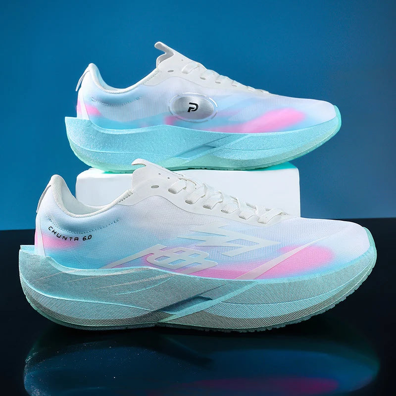 Marathon Men Running Shoes Carbon Board Speciality Sports Breathable Lightweight Women's Comfortable Chunta Athletic Sneakers