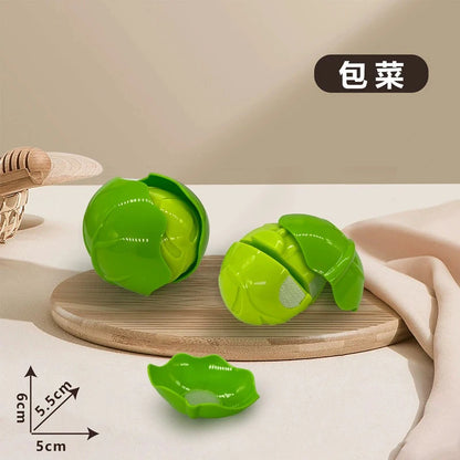 Montessori Simulation Chechele Ingredients Vegetables Fruits Dessert Bread Educational Toy Play House Decompress Educational Toy