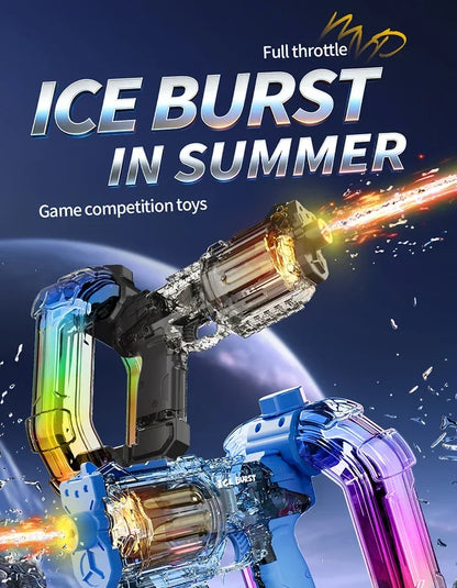 Simulated Firing Electric Water Gun for KidsLarge Capacity Automatic Water Blaster Children Summer Outdoor Game Toys for Aldult