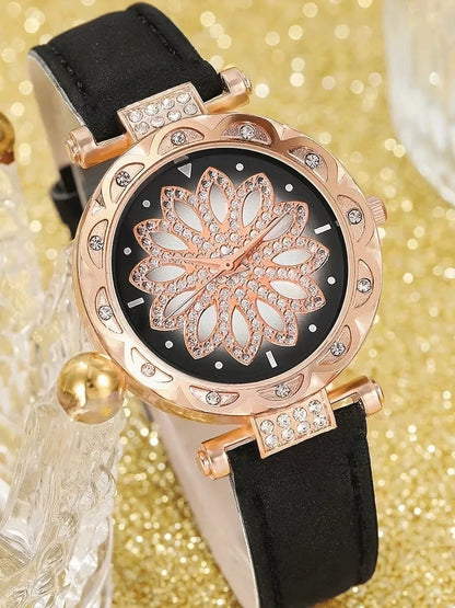 Watch Women's Fashion Watch Women's Watch Versatile, Small and High end Quartz Watch Set