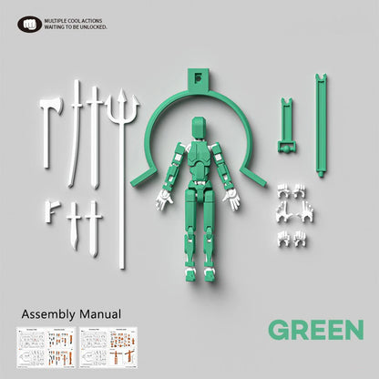 Multi-Jointed Movable Shapeshift Robot Magnetic Attraction 3D Printed Mannequin Dummy 13 Action Figures Toys For Children Adult