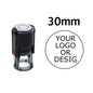 Custom Self-Inking Stamp 25/30/40/50mm Round Logo Design P Personalized Press-type Inking Stamp for Wedding Invitation Envelope