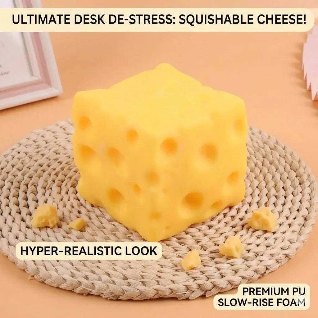 Giant Cheese Squeeze Toy blind box Extra Large Size Cheese Squishy Fidget Toys Slow Rebound Shapeable Venting Ball toys Gifts