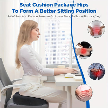 Comfort Donut Seat Cushion Sofa Hemorrhoid Memory Foam Anti Hemorrhoid Massage Tailbone Pillow Car Office Seat Cushion ﻿