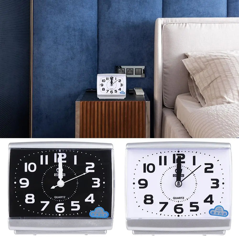 High Quality Simple Bedside Table Home Decor Number Clock Alarm Clock Quartz
