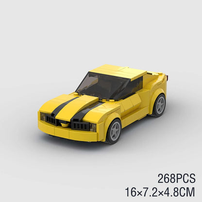 City Speed Racing Car Model Building Blocks DIY Bricks MOC Toy Classic Rally Sports Super Racer Vehicle Christmas gift technique