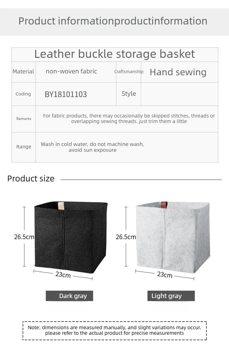 1-5PCS Desktop Organizer Basket Felt Storage Bin for Snacks and Sundries Home Office Desk Tidy Declutter Storage Box