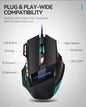 Gaming Mouse RGB Backlit Ergonomic Game Mice 7D Esports Wired Mouse Computer Mouse for Laptop PC Desktop Gamer