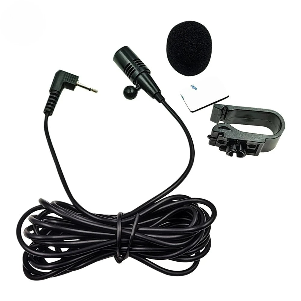 Professionals Car Audio Microphone 2.5mm Clip Jack Plug Mic Stereo Mini Wired External Microphone 2 Pole Mono For Auto DVD Radio
