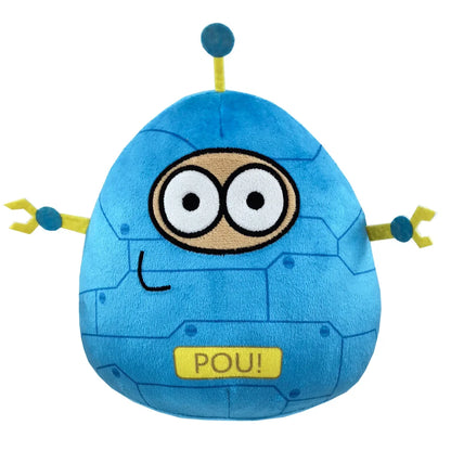 Alien Pou Plush Toy, Black Hat Gentleman Pou Plush, Alien Stuffed Doll Birthday Easter Children's Day Halloween Christmas Gift