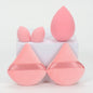 5Pcs Professional Makeup Sponge Set - Soft, Gentle, Multi-Purpose Tools for Perfect Foundation, Powder, and Blush Application
