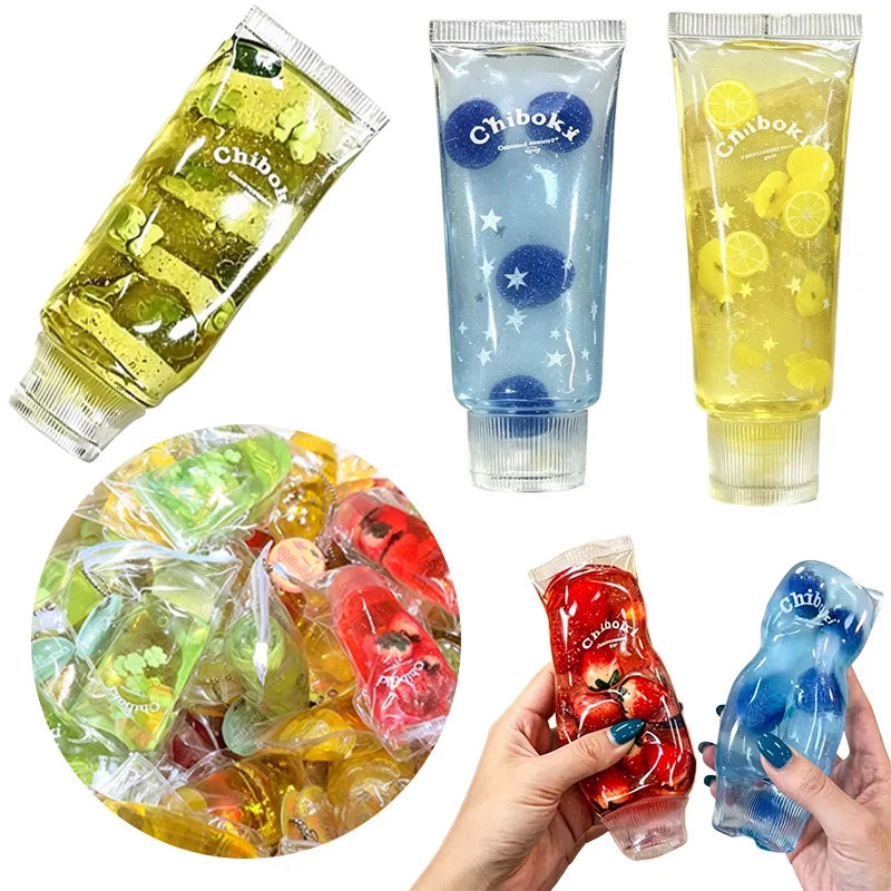 2026 HOT Toothpaste Fruit Filled Maltose Stress Relief Toy Soft Slow Rising Deformable Squeeze Squishy Fidget Sensory Toy Gifts