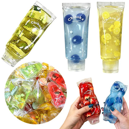 2026 HOT Toothpaste Fruit Filled Maltose Stress Relief Toy Soft Slow Rising Deformable Squeeze Squishy Fidget Sensory Toy Gifts