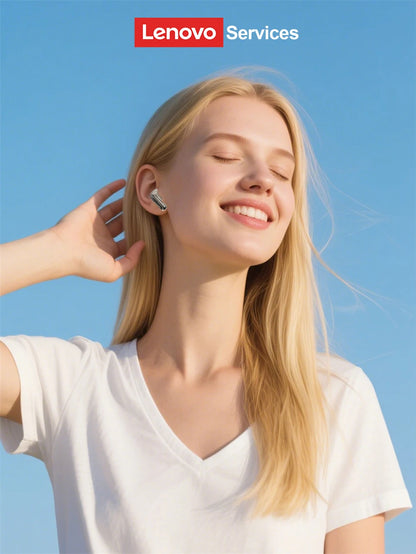 Lenovo 2026 AI Real Time Translation Wireless Earphones TWS Hi-Fi IMAX-level Sound Earphones Stereo ENC Noise Cancelling Earbuds