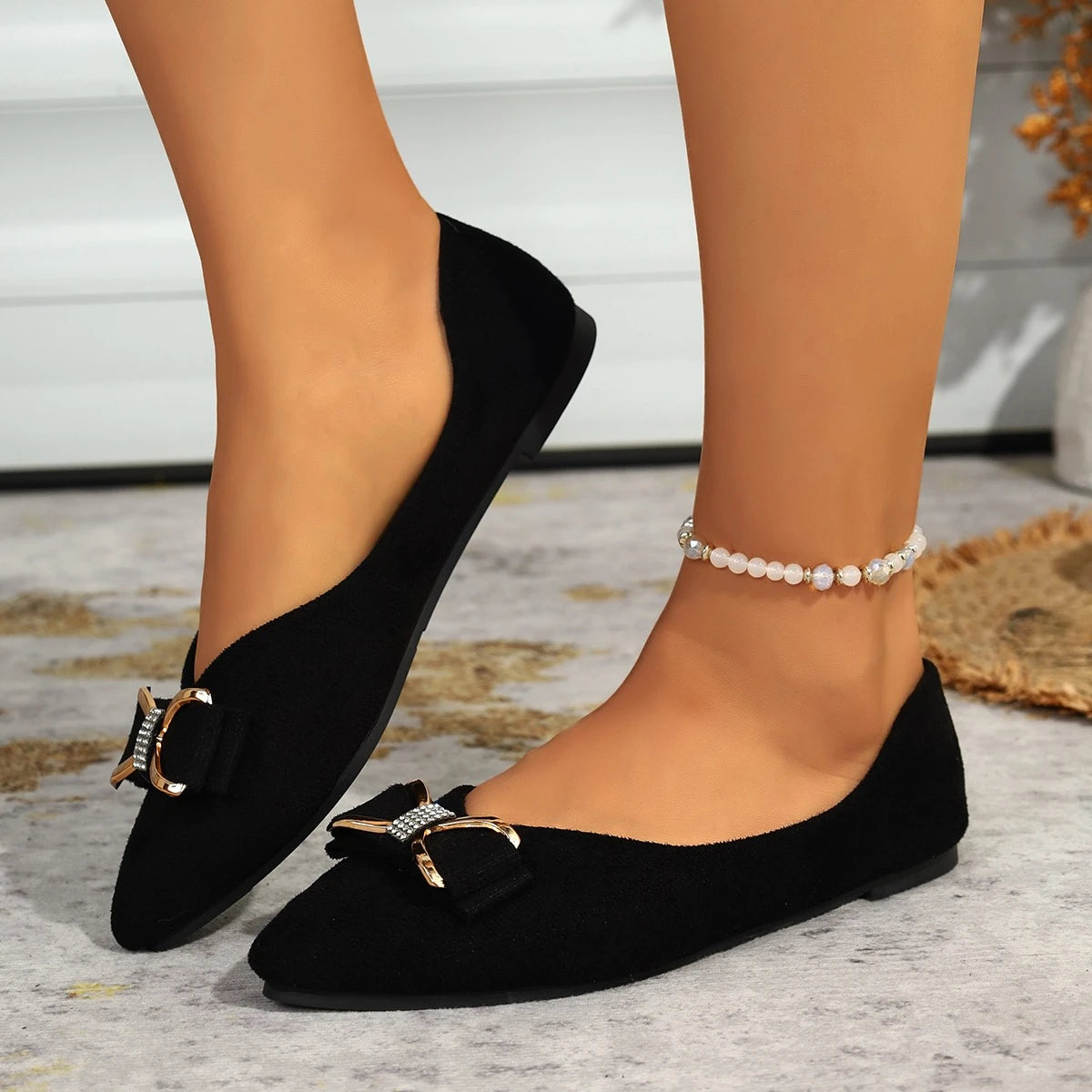 Spring and Autumn Elegant and Sexy Flat Casual Shoes Fashionable Best Selling New Comfortable and Lightweight Women's Work Shoes