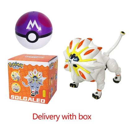 Pokemon Figure Pokeball Poke Ball Venusaur Charizard Gyarados Pikachu Mewtwo Gengar Blastoise Mew Eevee Box Elf for Kid Toy Gift