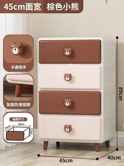 Cute Children Nightstands Nordic Pink Korean Children Nightstands Corner Cabinets Nachtkastje Kids Bedroom Furniture YN50CN