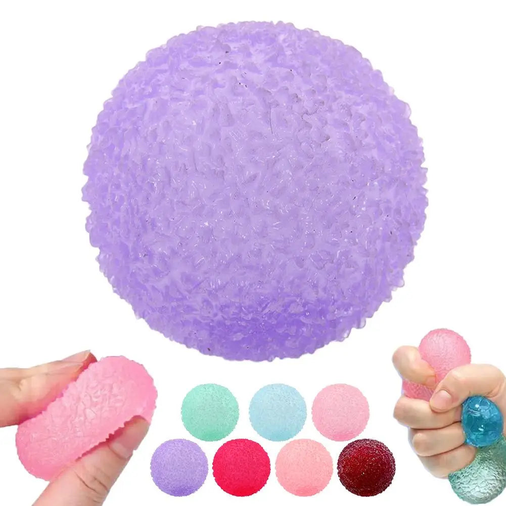 2.8in Handcrafted Bayberry Shapeable Stress Ball - Non-Rebound Squishy Toy, ASMR Slushy Feel, Anti-Stress Fidget