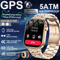 2026New Military Dual-band GPS Smart Watch Compass IP68K Waterproof Bluetooth Call Heart rate Sports Smart Watch For IOS Andriod