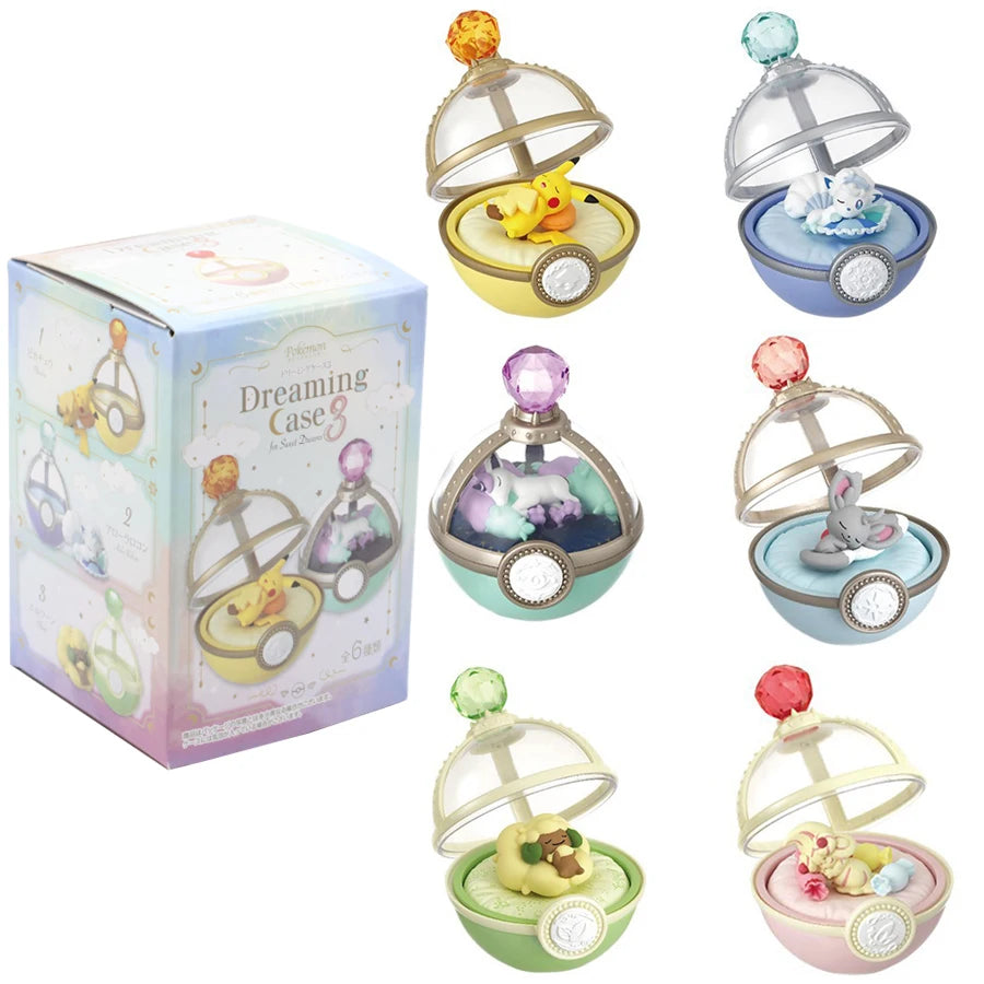Pokm Starry Sky And Stained Glass Pikachu Mystery Box Eevee Blind Box Anime Figures Snorlax Surprise Gift Colletions Toy