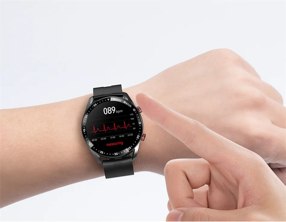 2026 NEW 1.5 inch Smart Watch Men Bluetooth Call Heart Rate ECG Health Fitness Sports Watch Waterproof Business Man Smartwatch