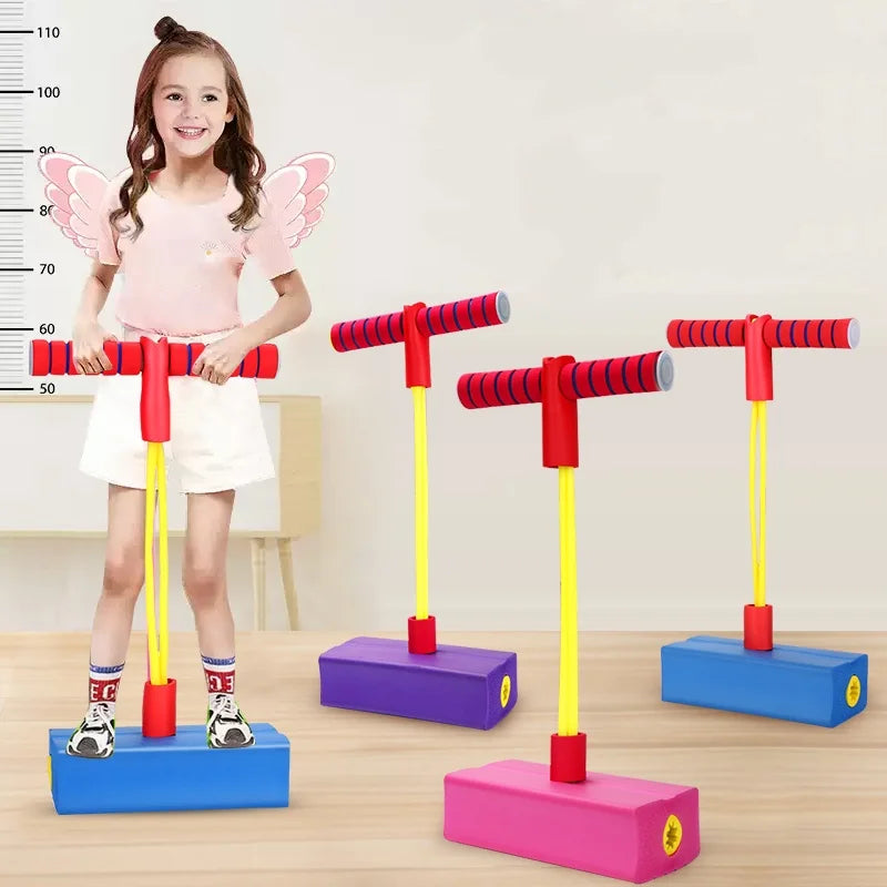 Kids Grow Taller Balance Toy Frog Jumping - Outdoor Sports Exercise Equipment Fitness Bouncing Sound Children Education Toys