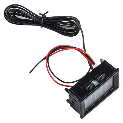 1*Digital Thermometer With Probe LED -50~110°C DC 5-12V Car Temperature Panel Meter Gauge  Instrument Parts & Accessories