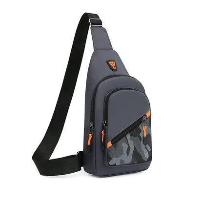 Rilibegan Nylon Men's Chest Bag 2023 New Portable Casual Shoulder Bag Trendy and Unique Design Crossbody Bag