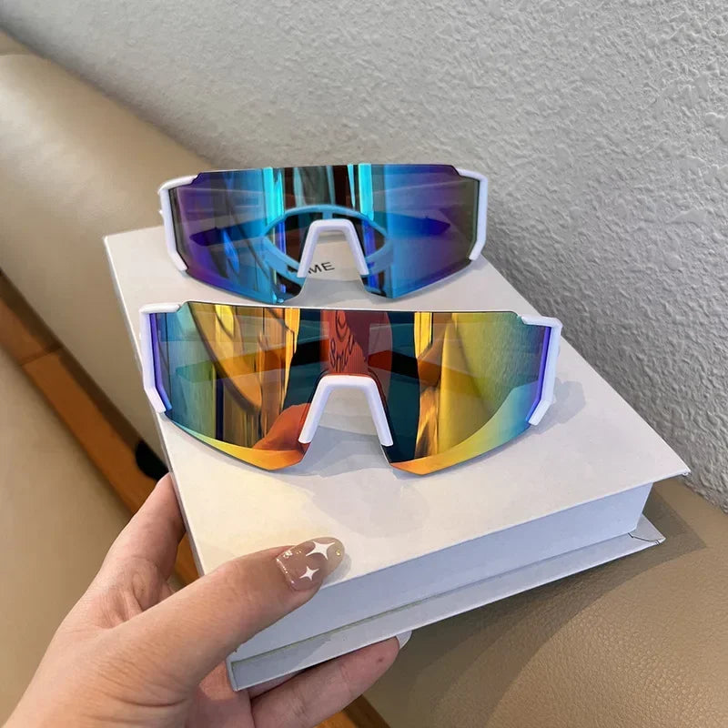 Oversized Outdoor Cycling Sunglasses UV Protect Glasses Bike Eyeglasses Sun Shades Sports Fishing Glasse Goggles UV400