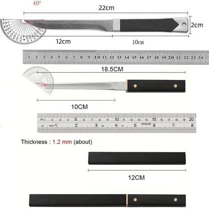1/2/3-piece meat cutting knife set - stainless steel sharp blades. Suitable for kitchen use for cutting fruits and removing bone