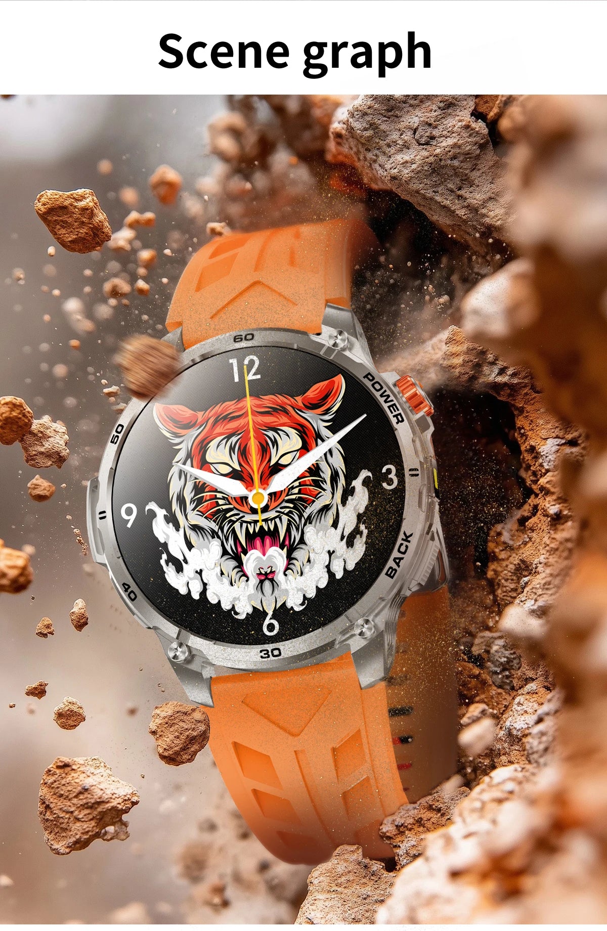 LIGE 2026 Nowy Wojskowy Smartwatch Męski Bateria 1000mAh Wodoodporny 5ATM GPS Rozmowy Bluetooth Wyświetlacz AMOLED Sportowy Smartwatch dla Mężczyzn